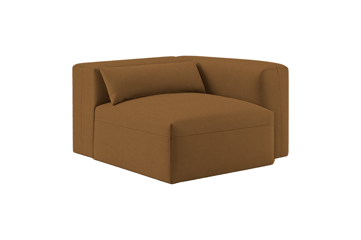 Jasmine Chair One Arm Right in Felix Pisco