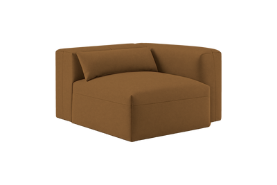 Jasmine Chair One Arm Right in Felix Pisco