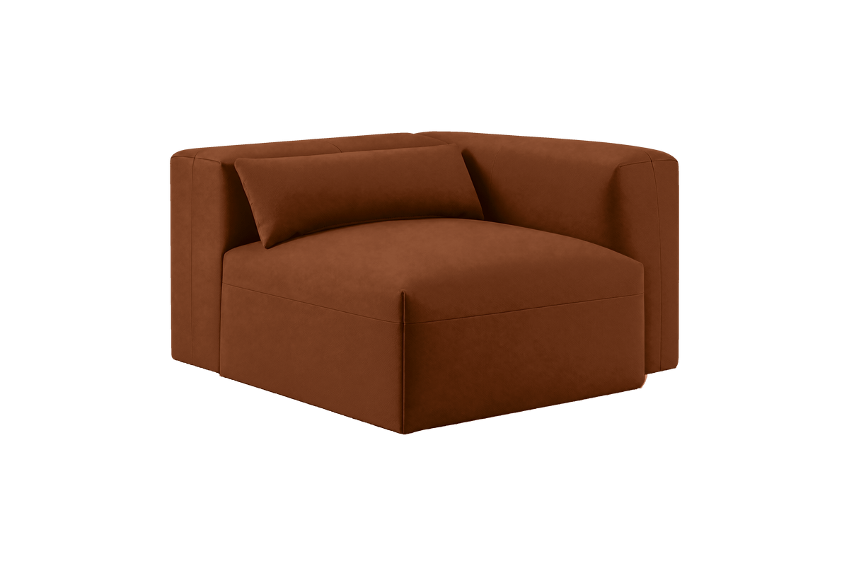 Jasmine Chair One Arm Right in Marfa Pluto