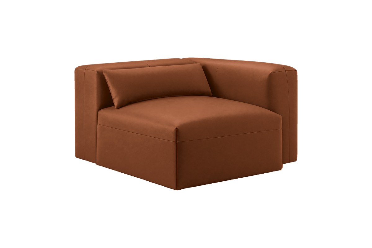 Jasmine Chair One Arm Right in Momo Porto