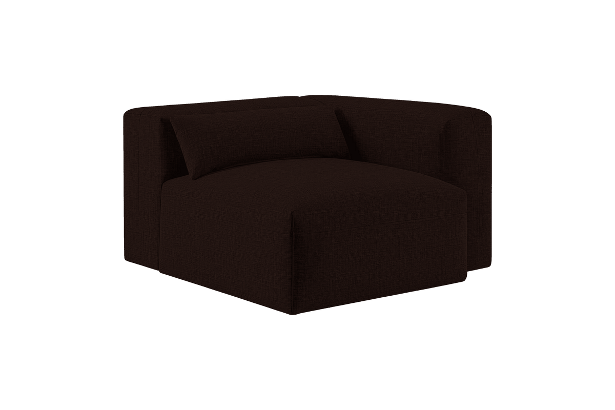 Jasmine Chair One Arm Right in Mosquito Terra