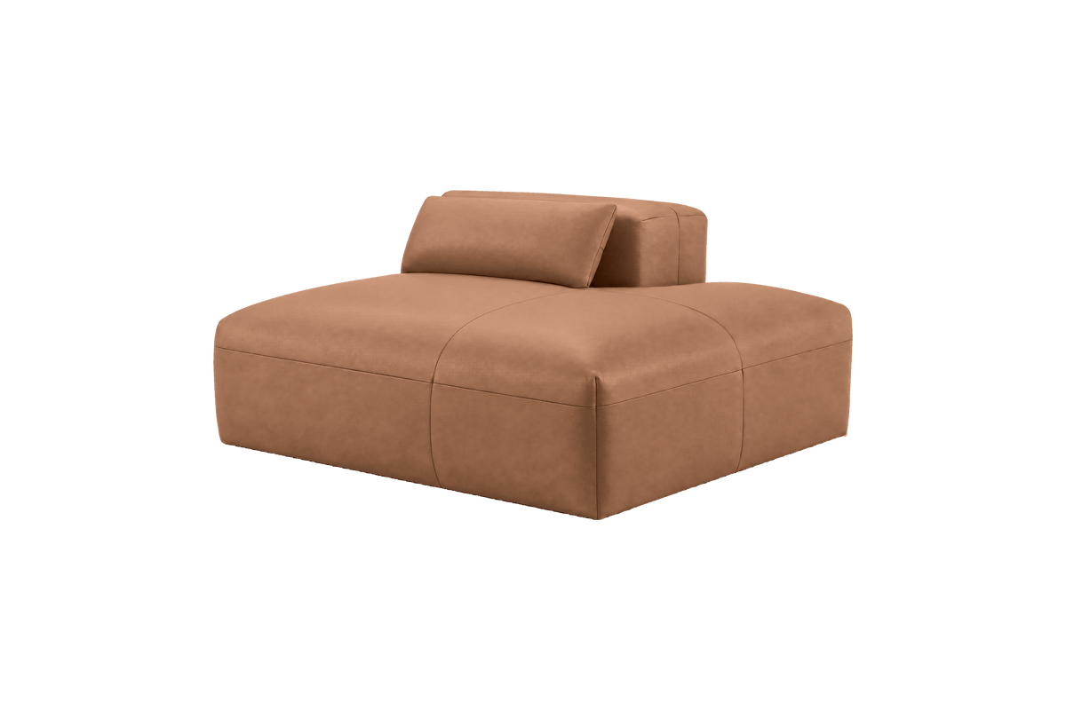 Jasmine Chaise Right in Momo Camel