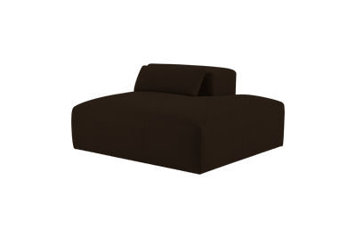 Jasmine Chaise Right in Marfa Charcoal