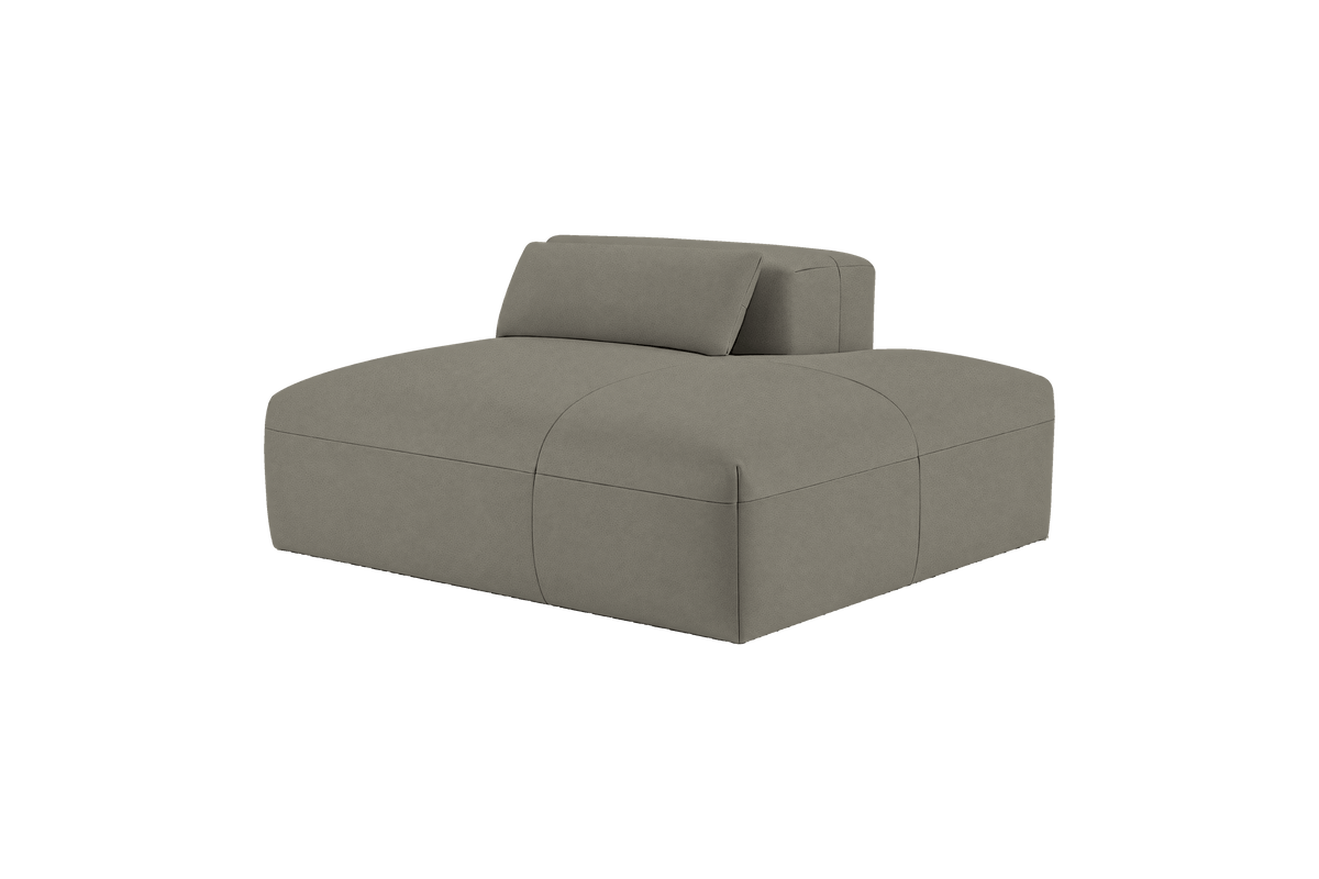 Jasmine Chaise Right in Felix Glace
