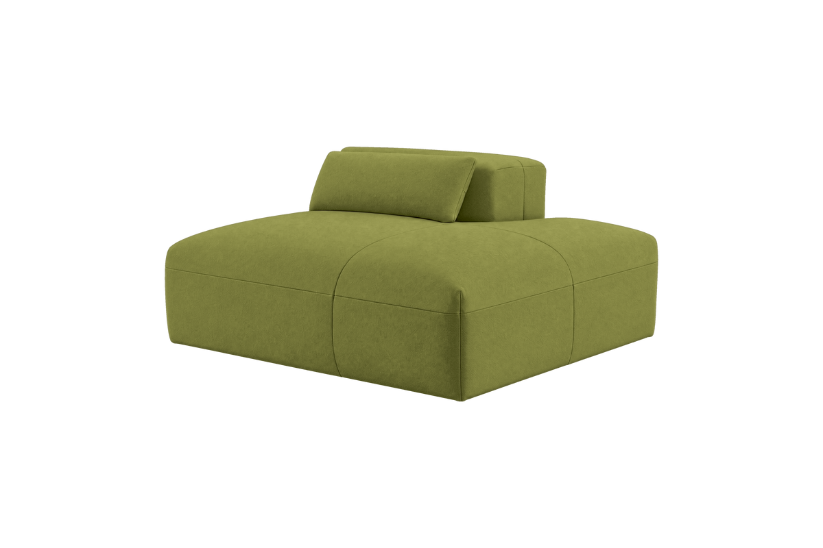 Jasmine Chaise Right in Fresco Key Lime