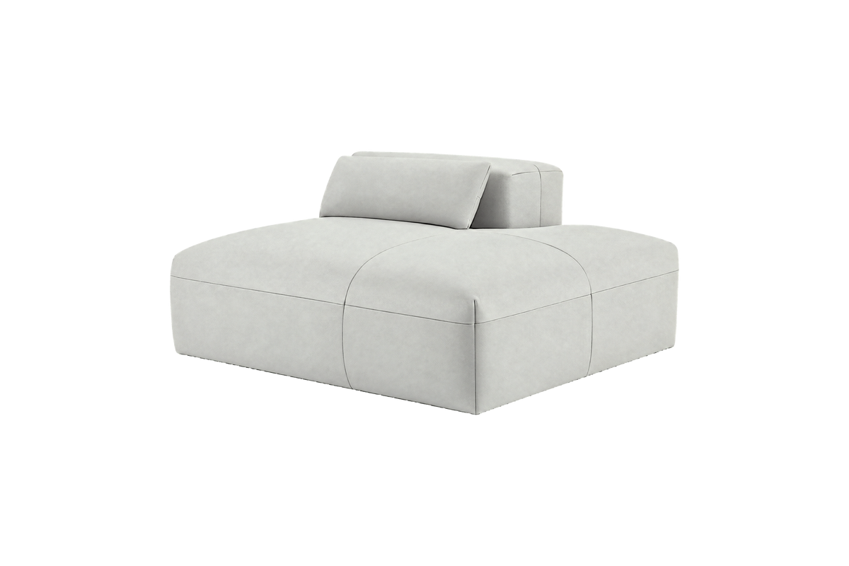 Jasmine Chaise Right in Felix Milky