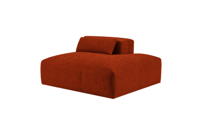 Jasmine Chaise Right in Roni Poppy