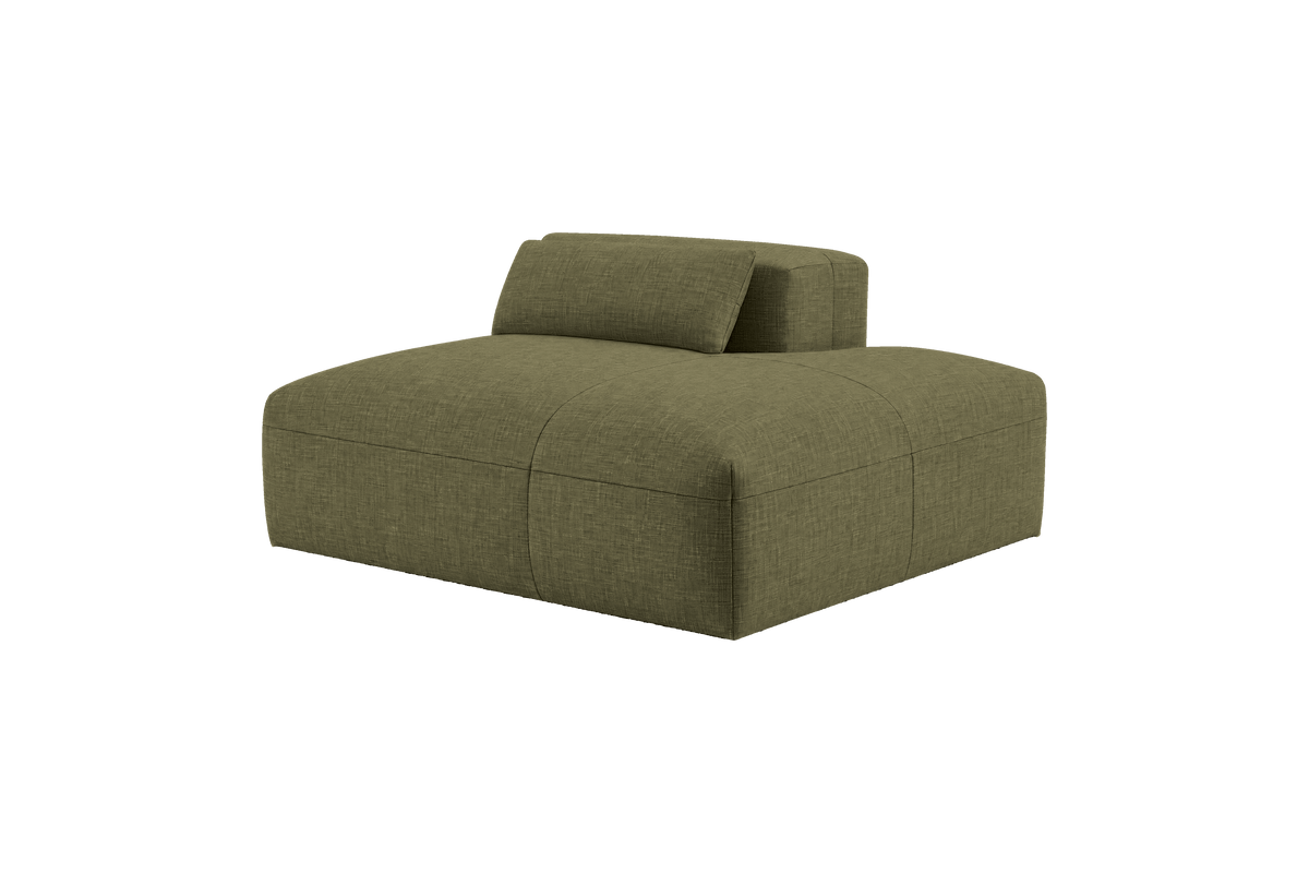 Jasmine Chaise Right in Mosquito Sycamore