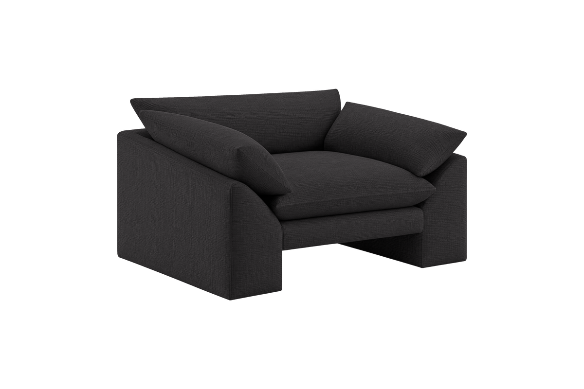 Lotus Armchair in Roni Ember