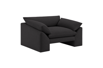 Lotus Armchair in Roni Ember