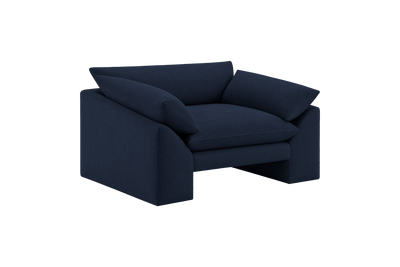 Lotus Armchair in Roni Ember Blue