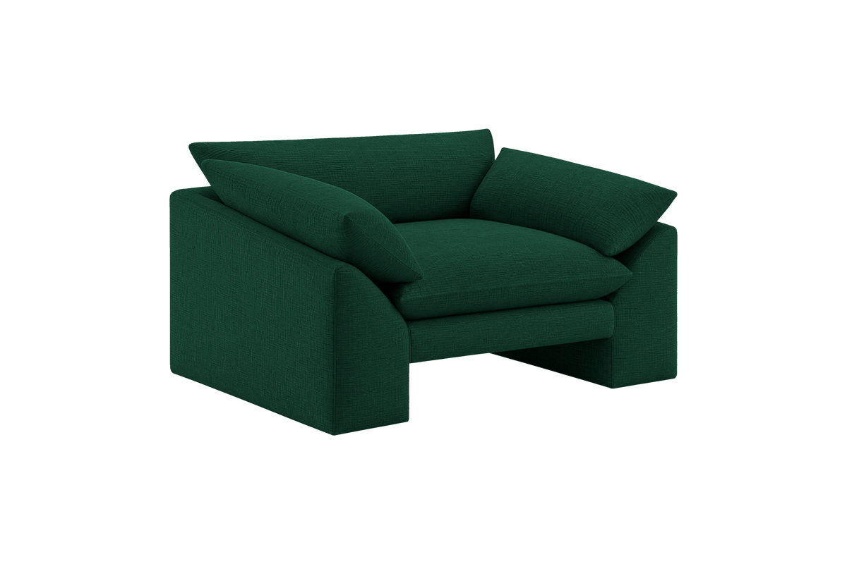 Lotus Armchair in Roni Frog