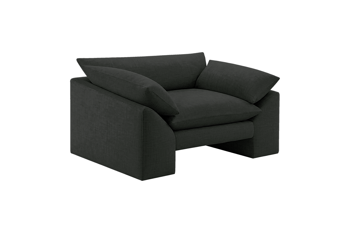 Lotus Armchair in Mosquito Lola