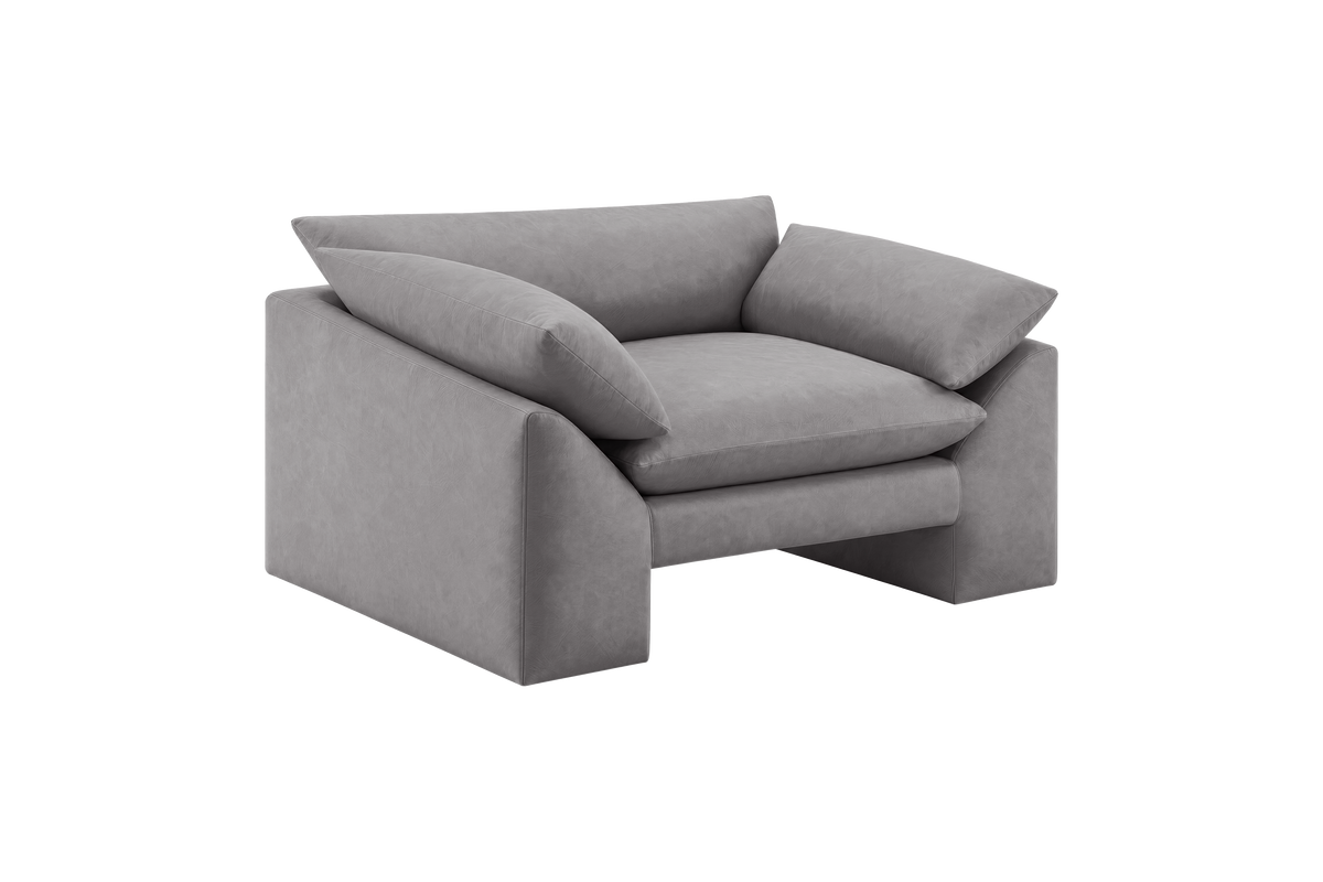 Lotus Armchair in Marfa Meteor