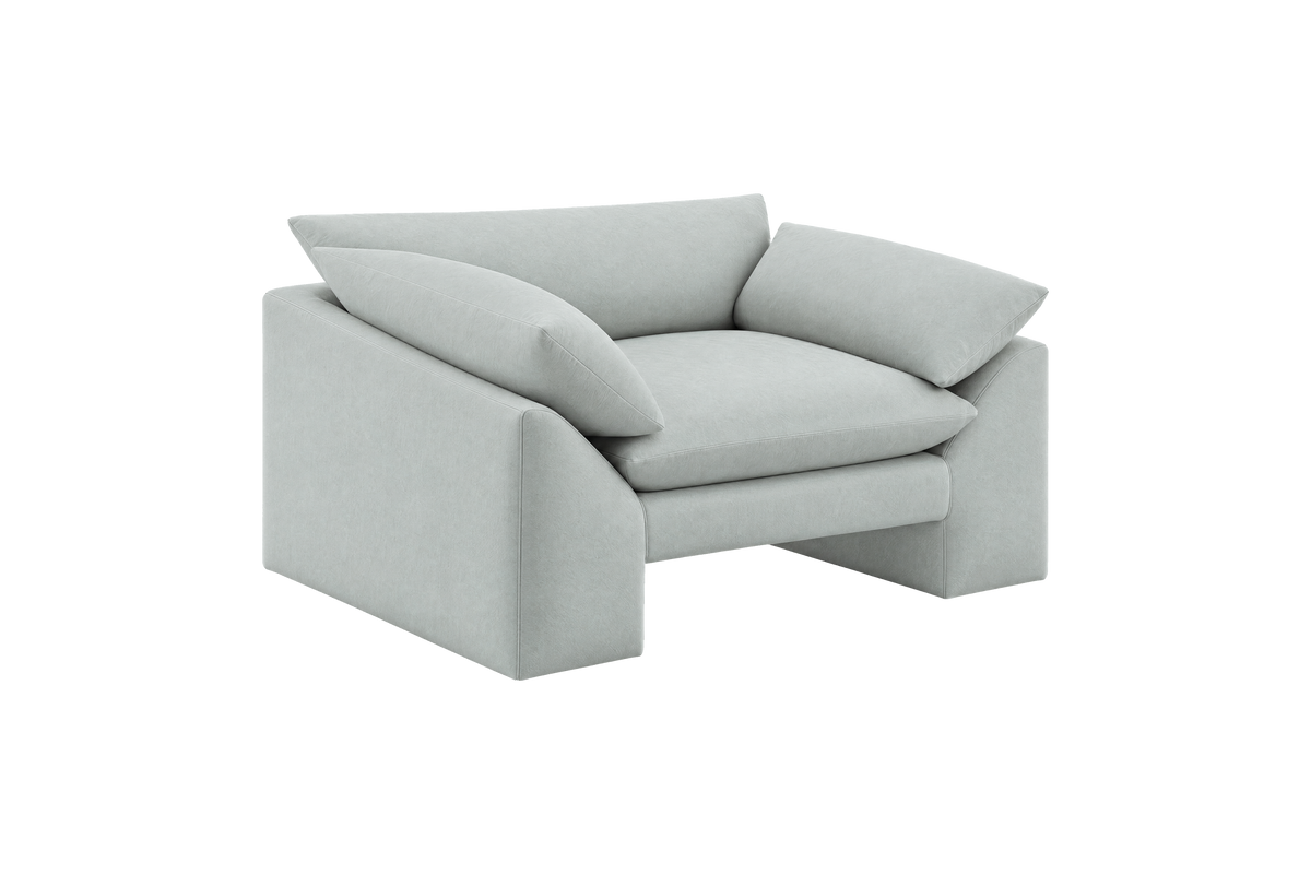 Lotus Armchair in Fresco Meteor