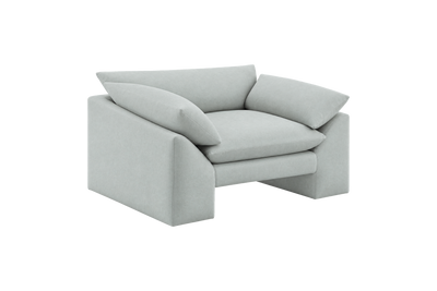 Lotus Armchair in Fresco Meteor