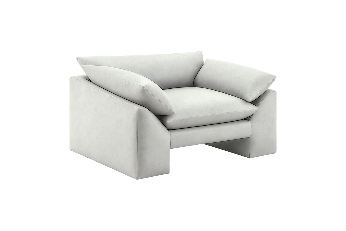 Lotus Armchair in Felix Milky