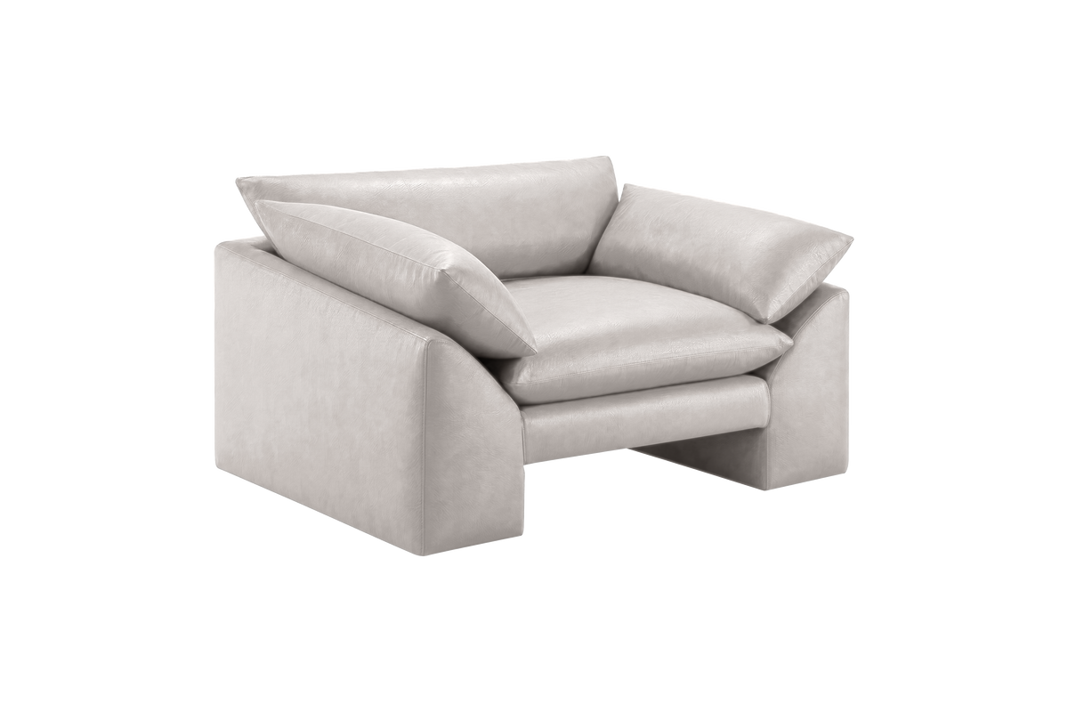 Lotus Armchair in Momo Milky