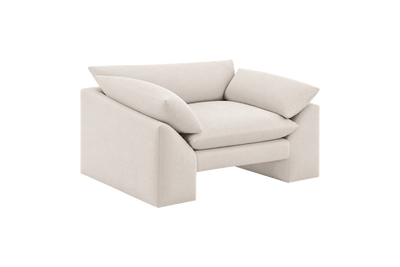 Lotus Armchair in Fresco Milky