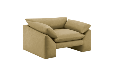Lotus Armchair in Marfa Olivia