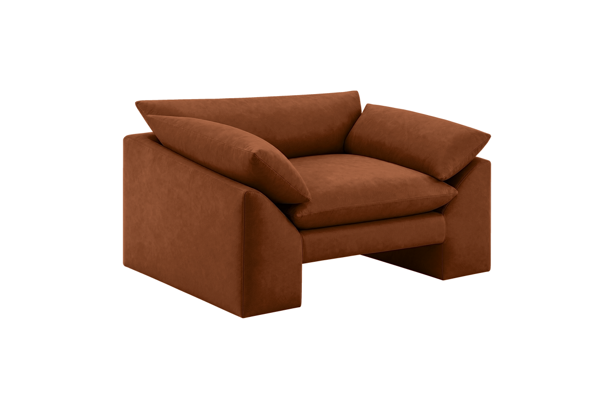 Lotus Armchair in Marfa Pluto