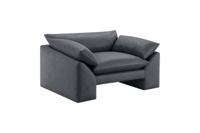 Lotus Armchair in Dante Shark
