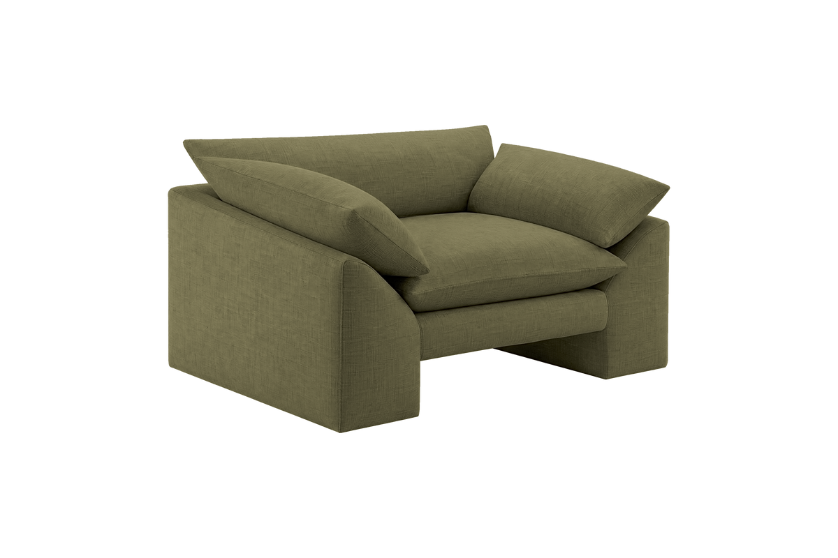 Lotus Armchair in Mosquito Sycamore