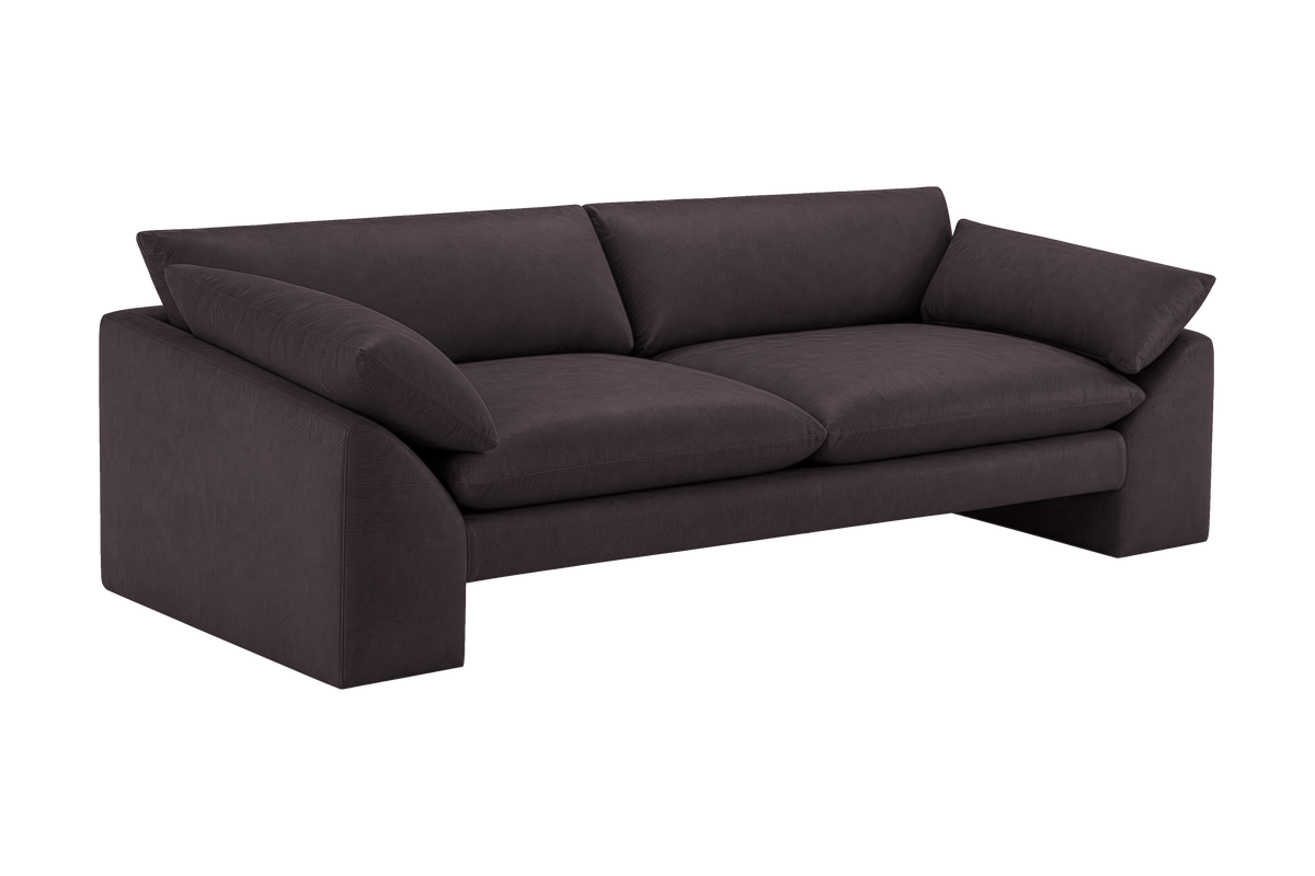 Lotus Large Sofa in Dante Charcoal
