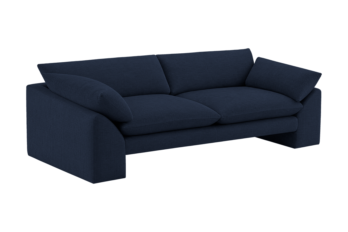 Lotus Large Sofa in Roni Ember Blue