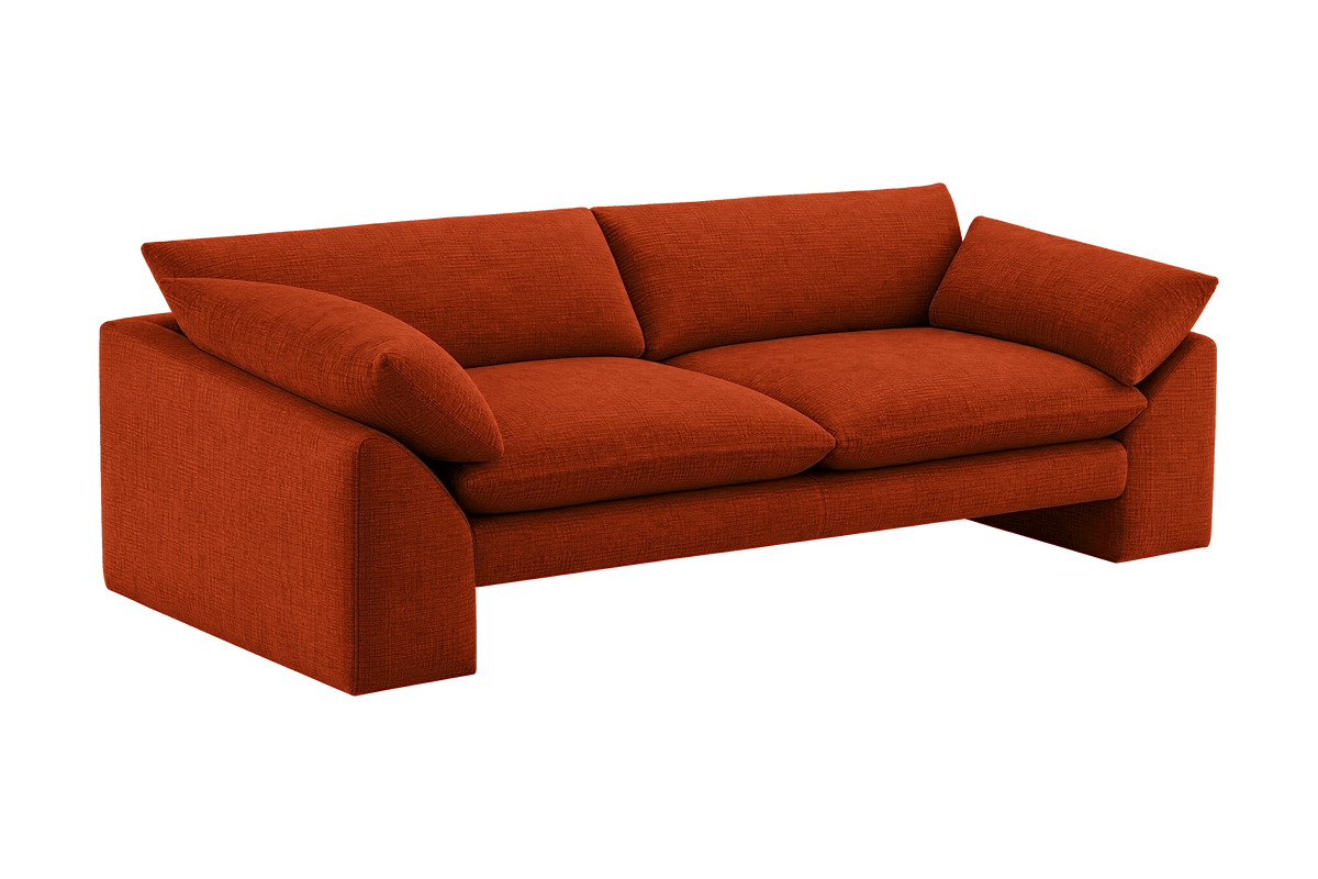 Lotus Large Sofa in Roni Poppy