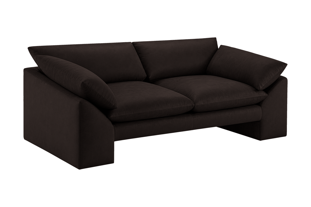 Lotus Small Sofa in Dante Ebony