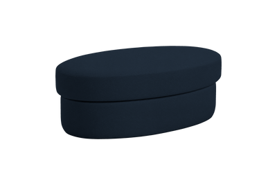 Milo Footstool in Dante Aqua
