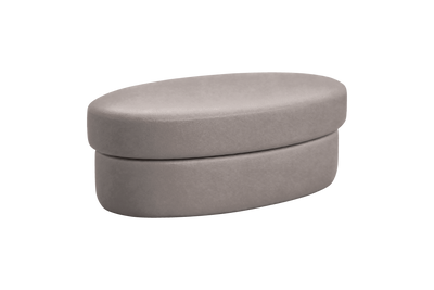 Milo Footstool in Momo Ash