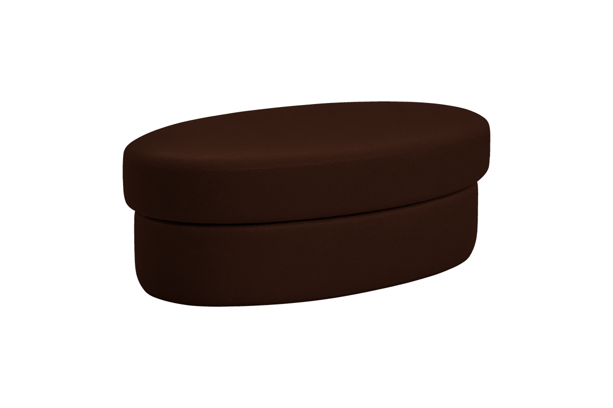 Milo Footstool in Momo Biscuit