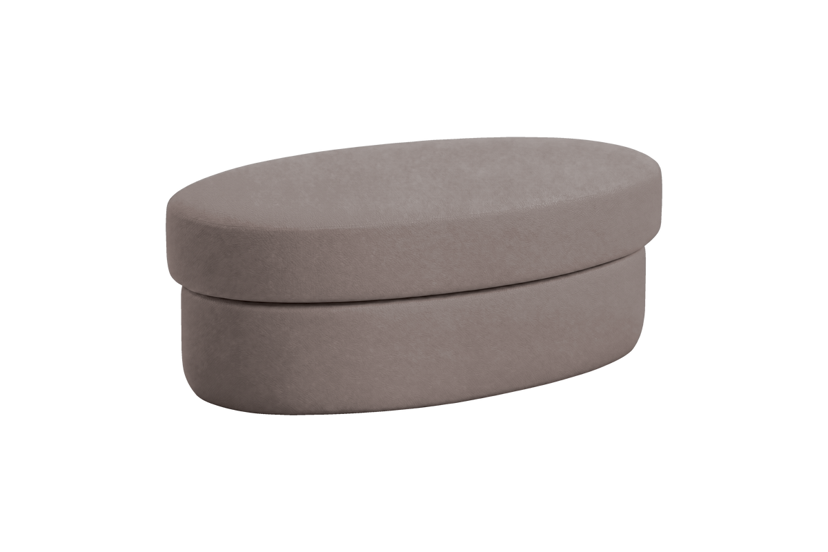 Milo Footstool in Dante Cos