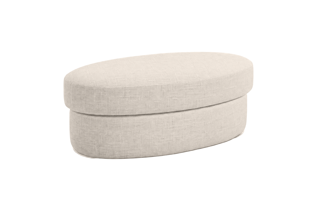 Milo Footstool in Mosquito Cracker