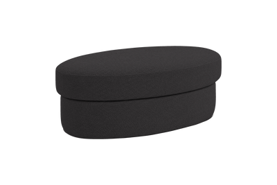 Milo Footstool in Roni Ember