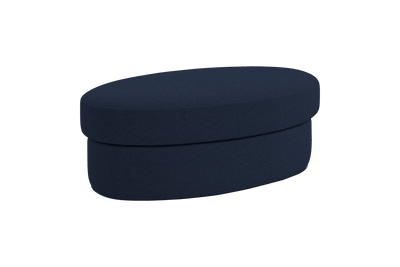 Milo Footstool in Roni Ember Blue
