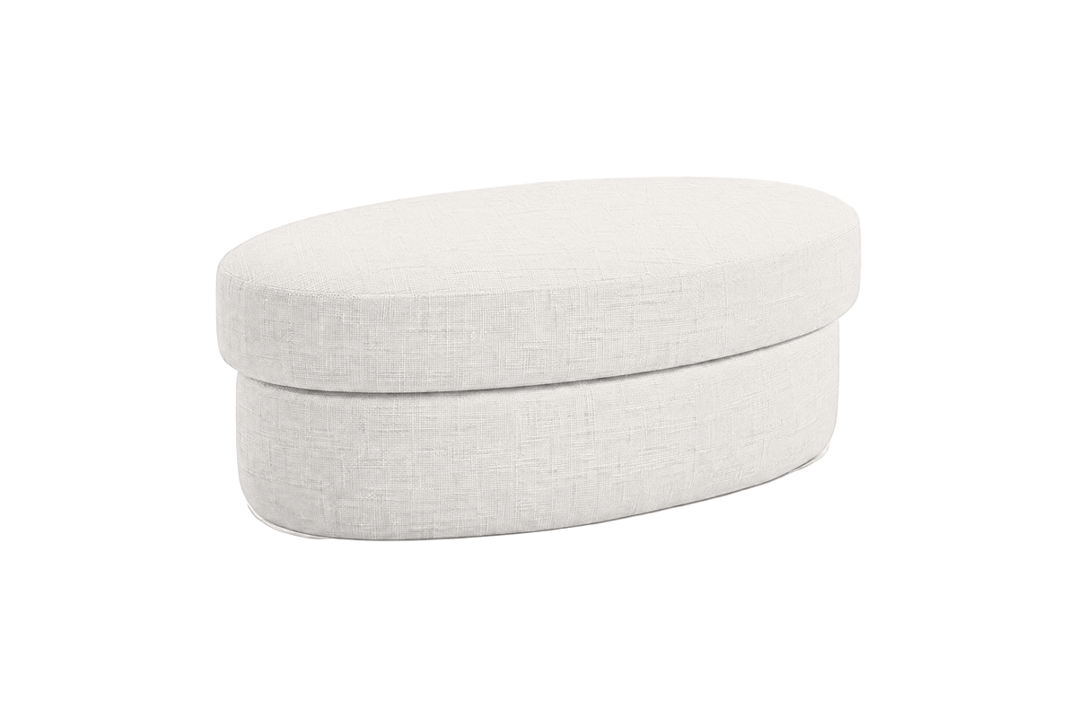 Milo Footstool in Mosquito Foam