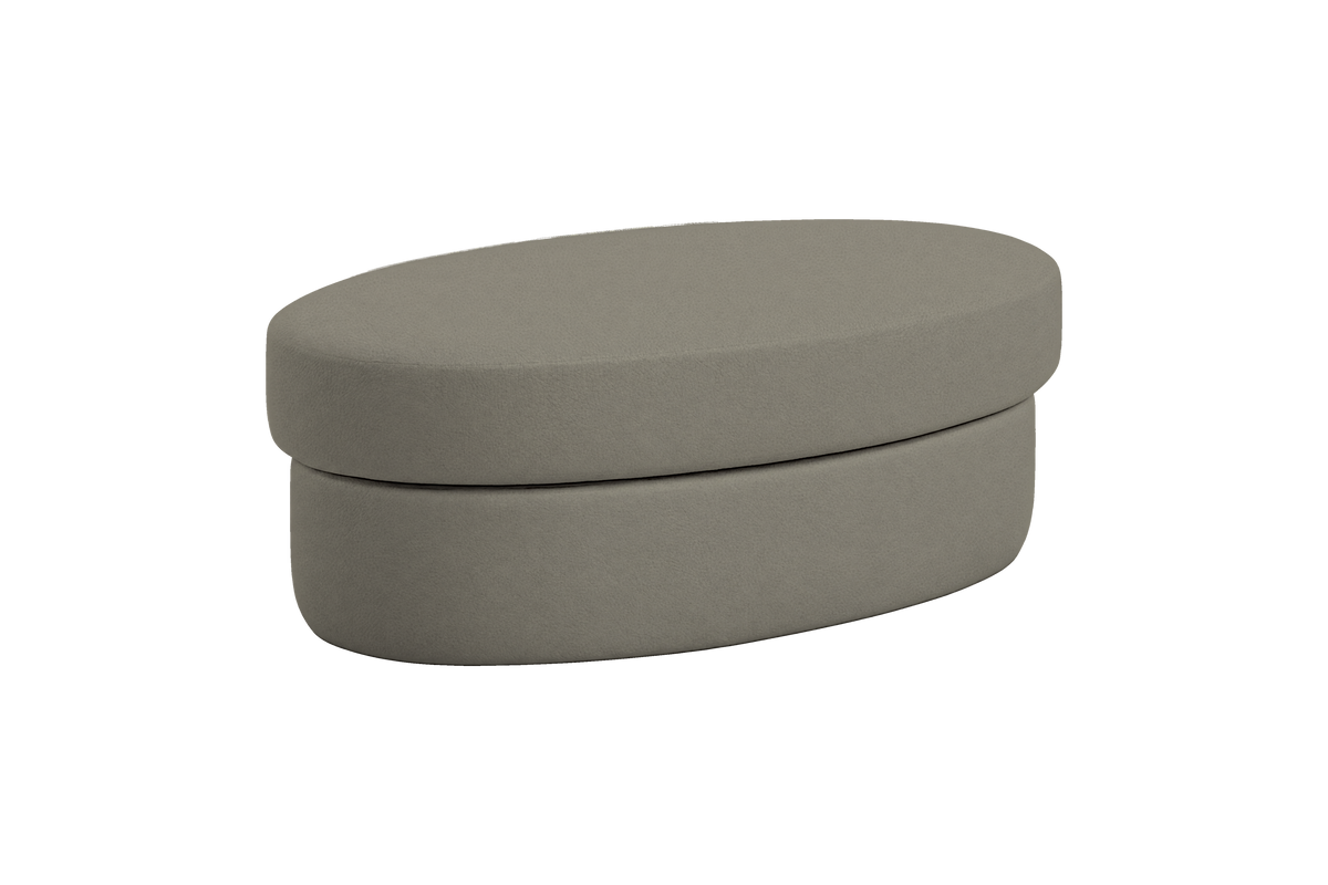 Milo Footstool in Felix Glace