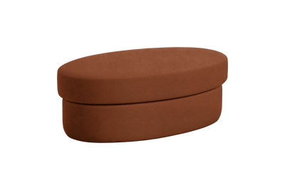 Milo Footstool in Dante Hazel