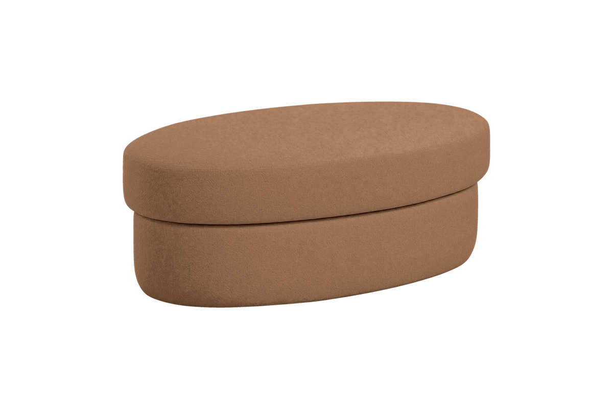 Milo Footstool in Fresco Hazel