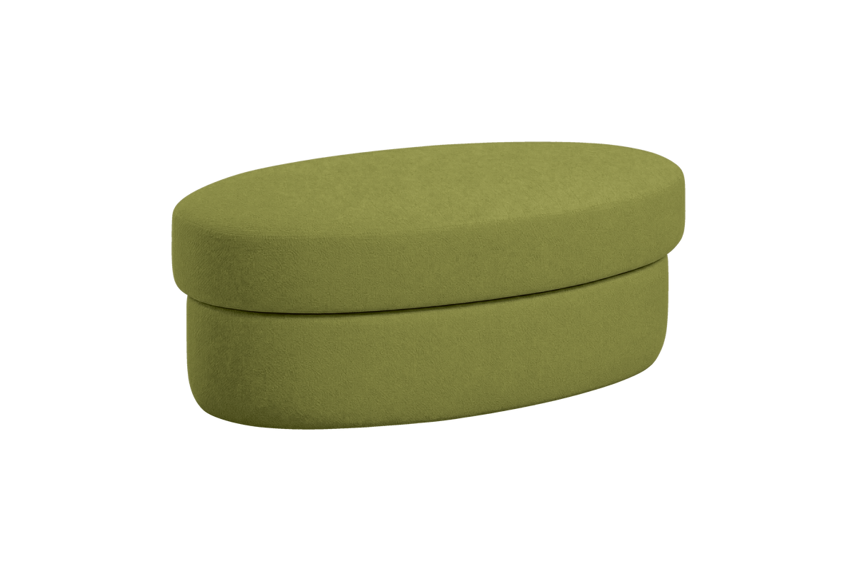 Milo Footstool in Fresco Key Lime