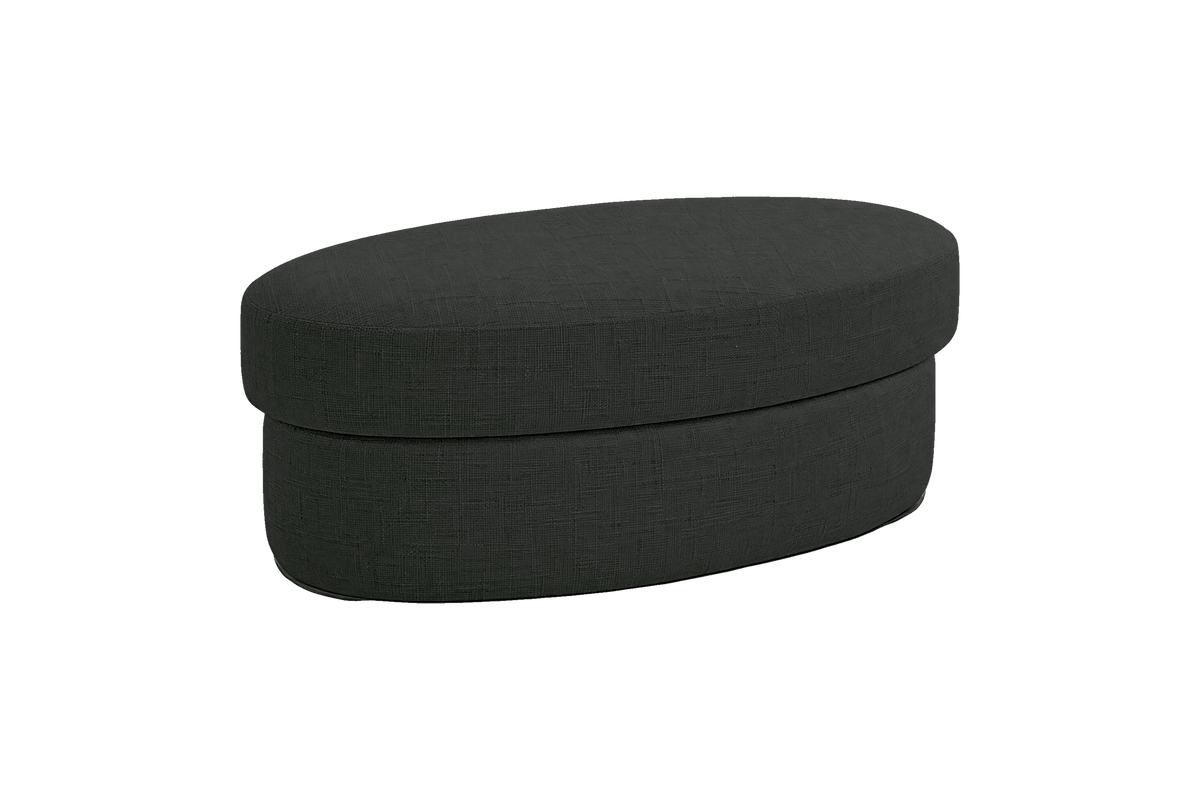 Milo Footstool in Mosquito Lola