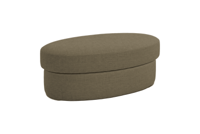Milo Footstool in Mosquito Malibu