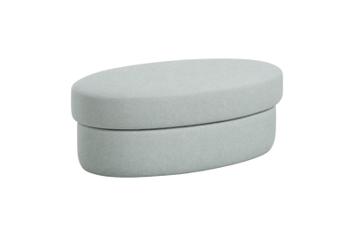 Milo Footstool in Fresco Meteor
