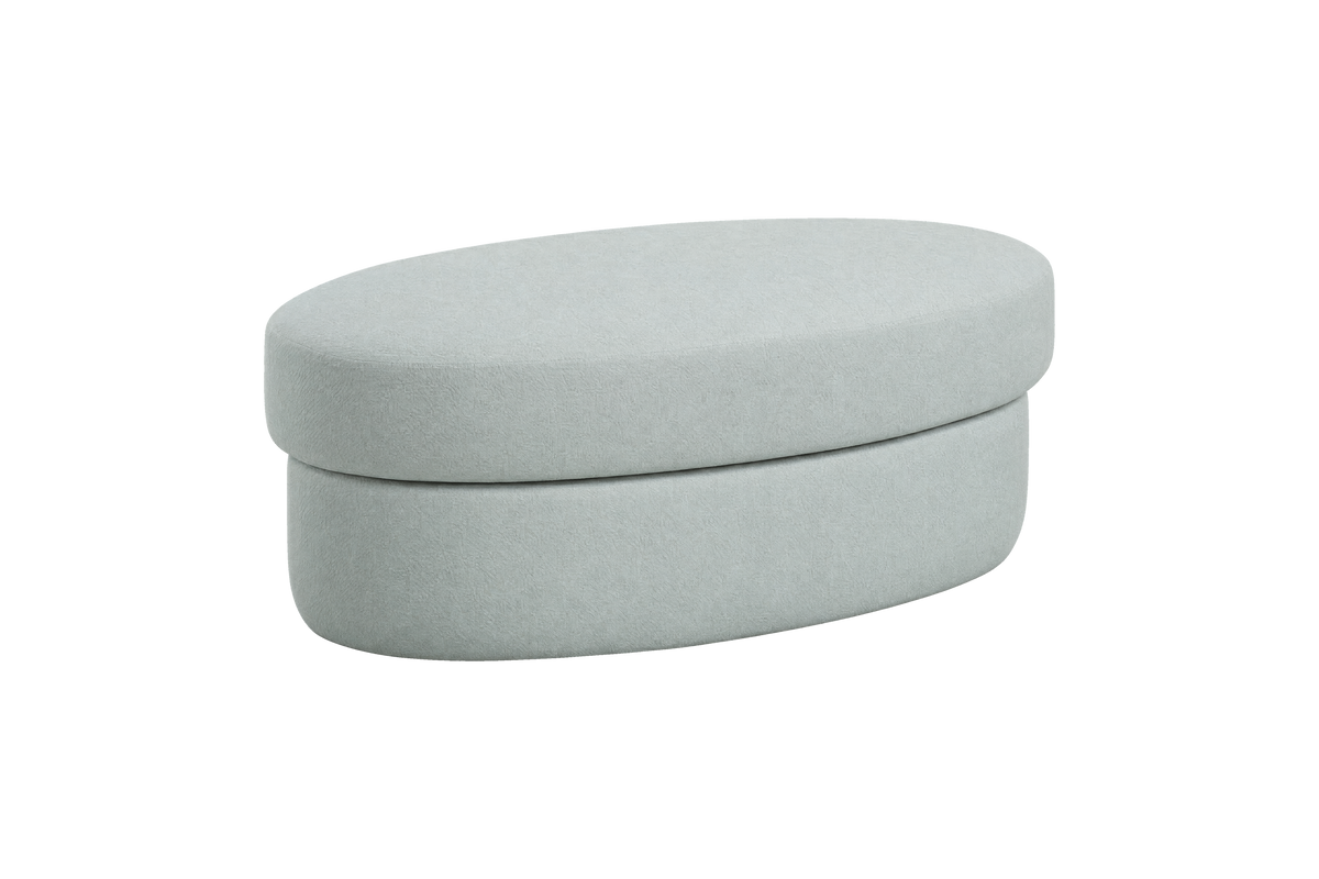 Milo Footstool in Fresco Meteor