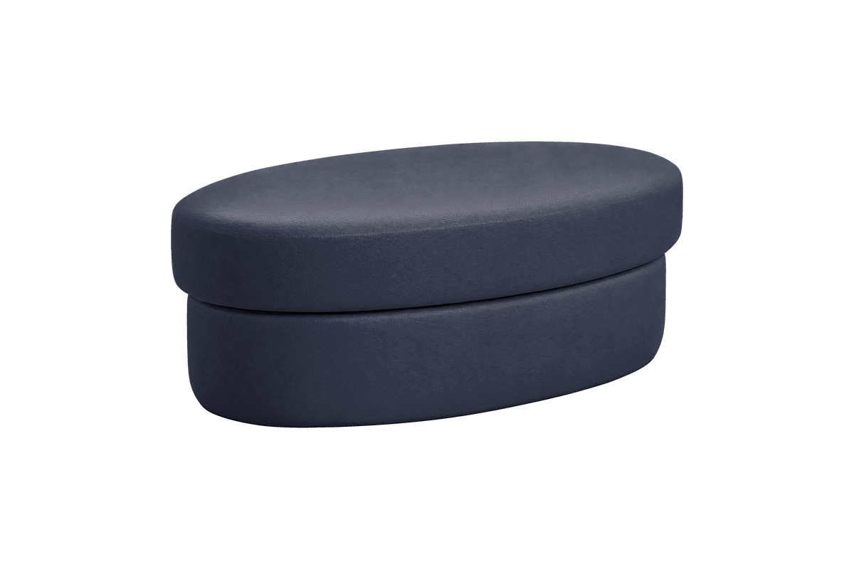 Milo Footstool in Momo Midnight