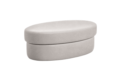 Milo Footstool in Momo Milky