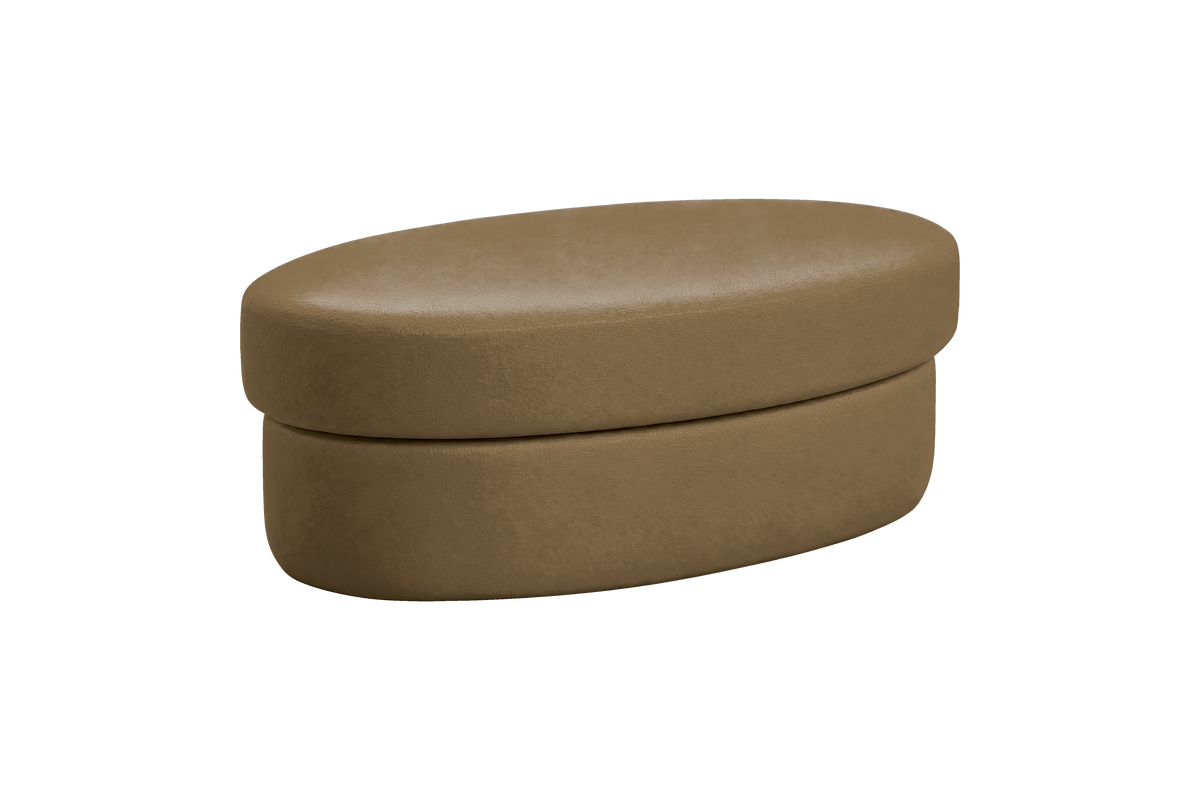 Milo Footstool in Momo Olivia